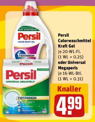 Persil Colorwaschmittel Kraft Gel oder Universal Megaperls