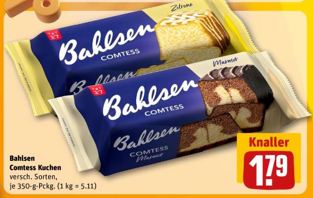 Bahlsen Comtess Kuchen