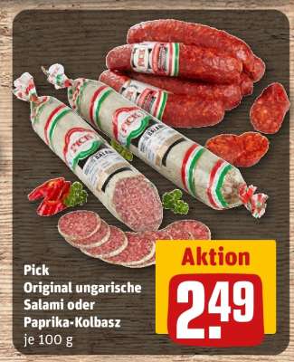 Pick Original ungarische Salami oder Paprika-Kolbasz