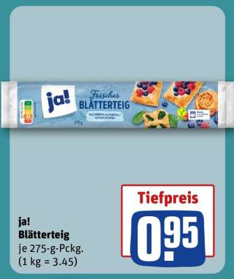 ja! Blätterteig