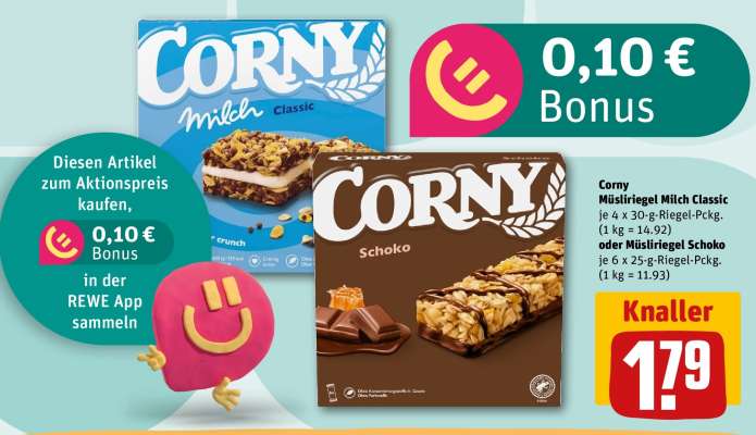 Corny Müsliriegel Milch Classic