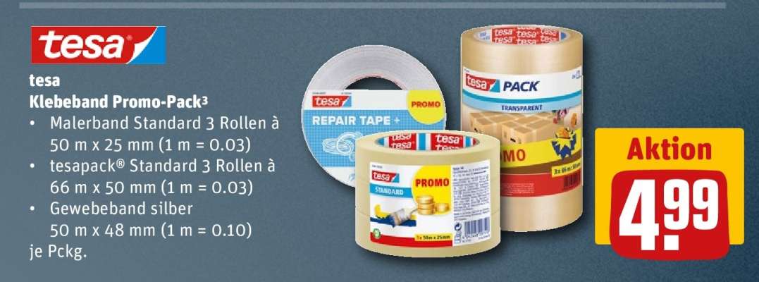 tesa Klebeband Promo-Pack