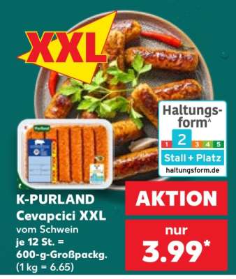 K-PURLAND Cevapcici XXL