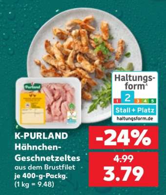 K-PURLAND Hähnchen-Geschnetzeltes