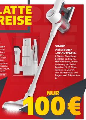 SHARP Akkusauger »VC-SV12AEU«