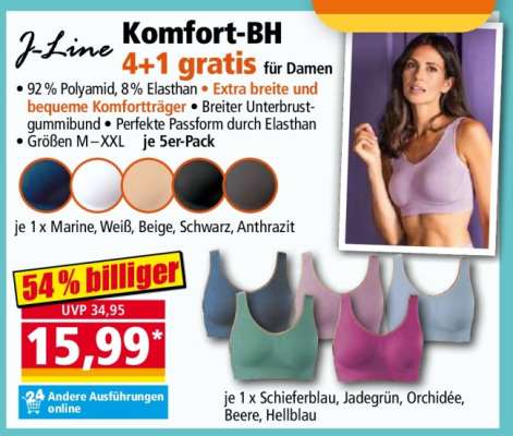 J-Line Komfort-BH