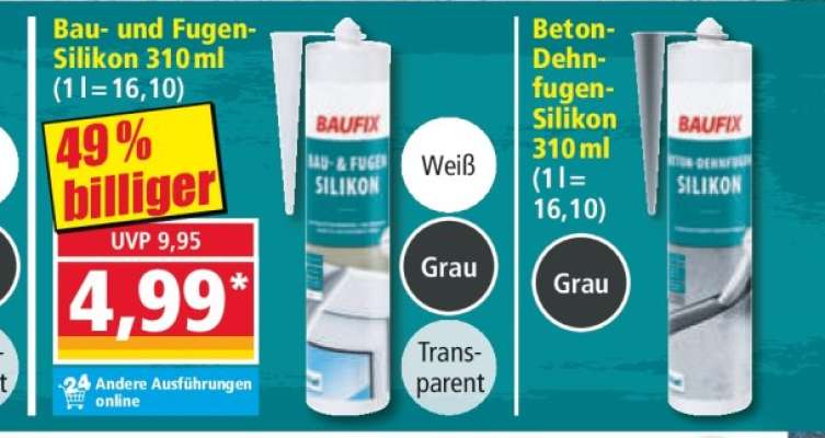 Bau- und Fugen- silikon 310 ml