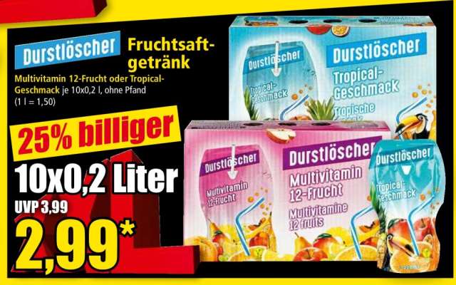 Durstlöscher Fruchtsaftgetränk
