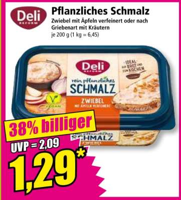 Pflanzliches Schmalz