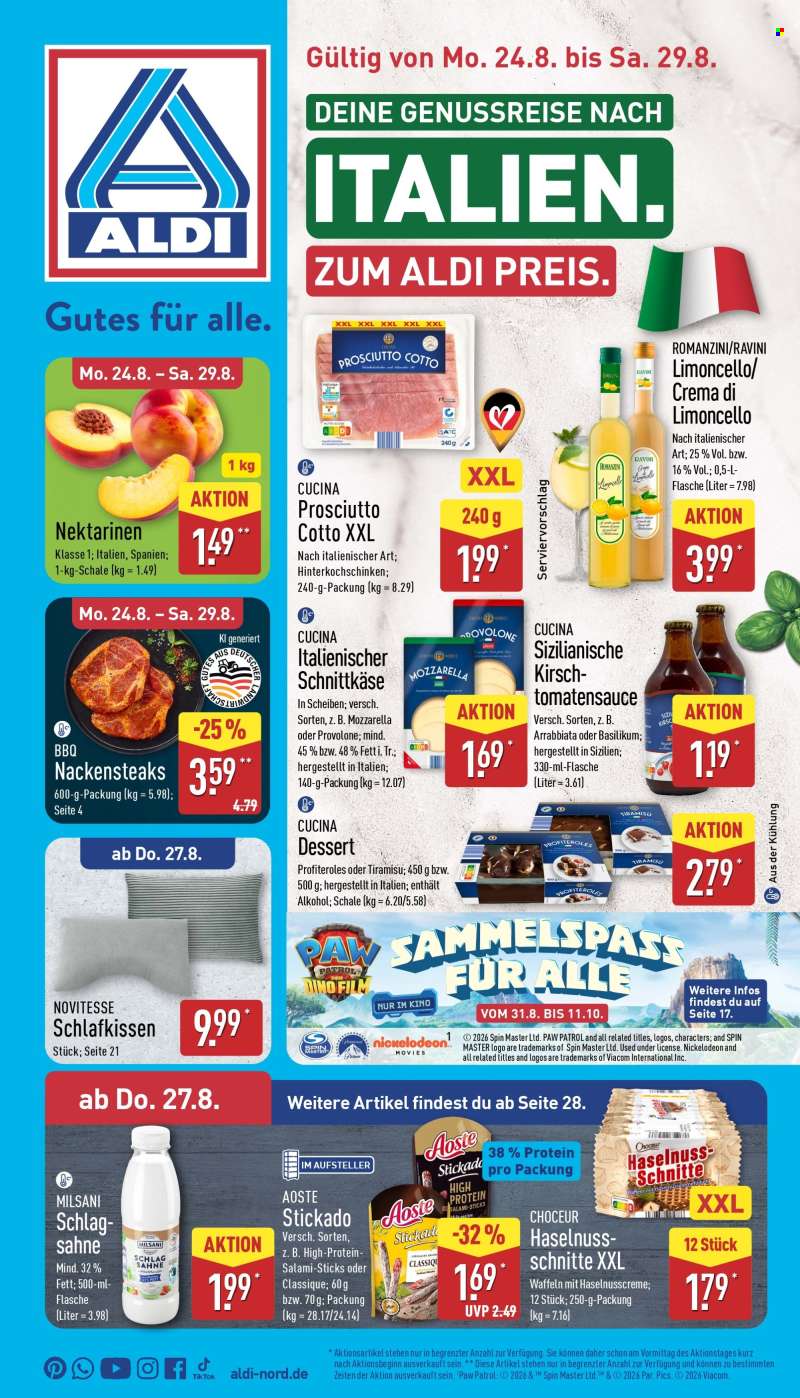 Prospekte ALDI Nord - 24.08.2026 - 29.08.2026.