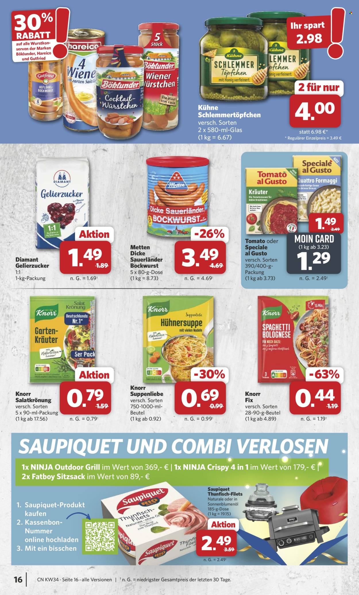 Combi Prospekte  - 17.08.2026 - 22.08.2026. Seite 16