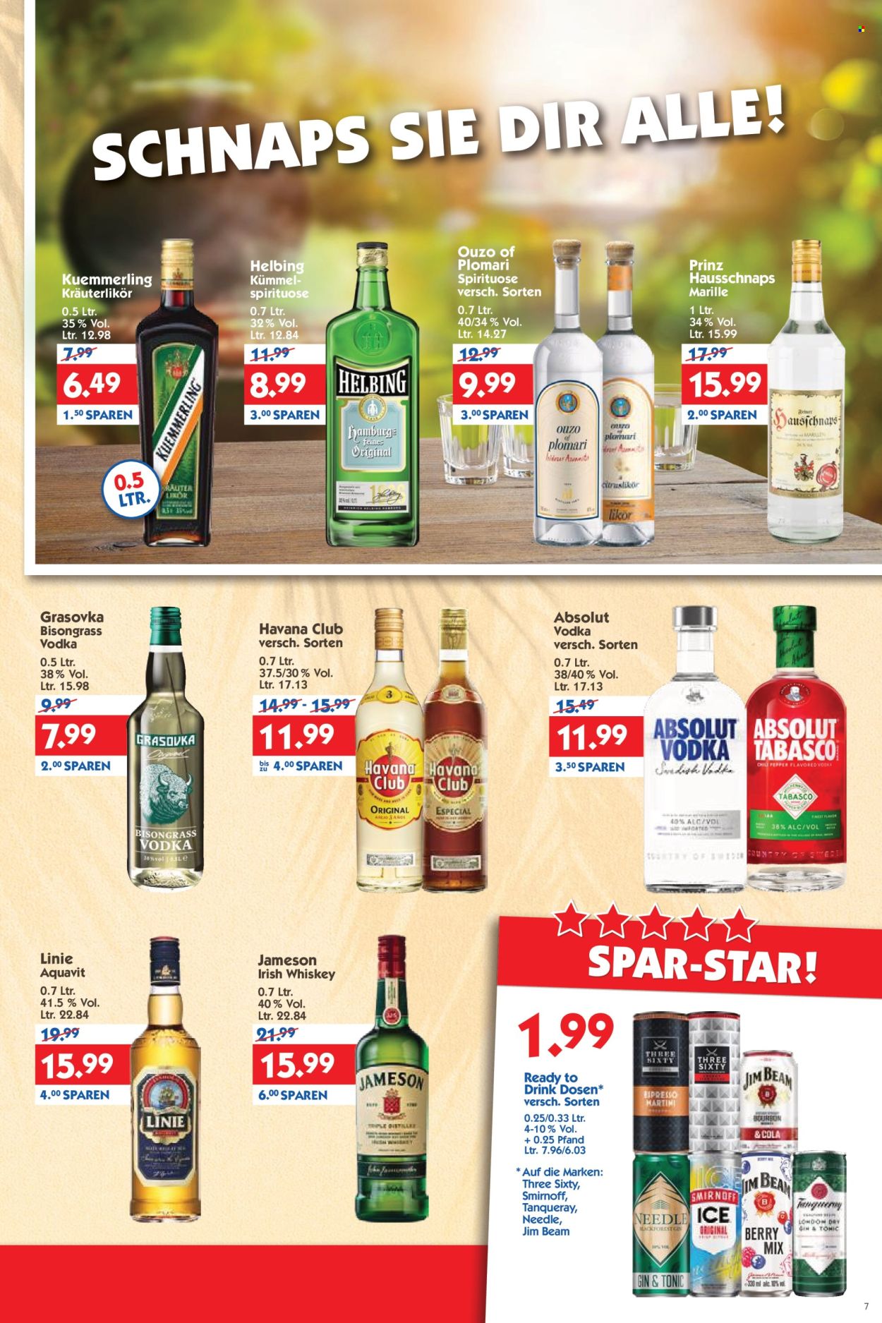 Hol'ab! Getränkemarkt Prospekte  - 17.08.2026 - 22.08.2026. Seite 7