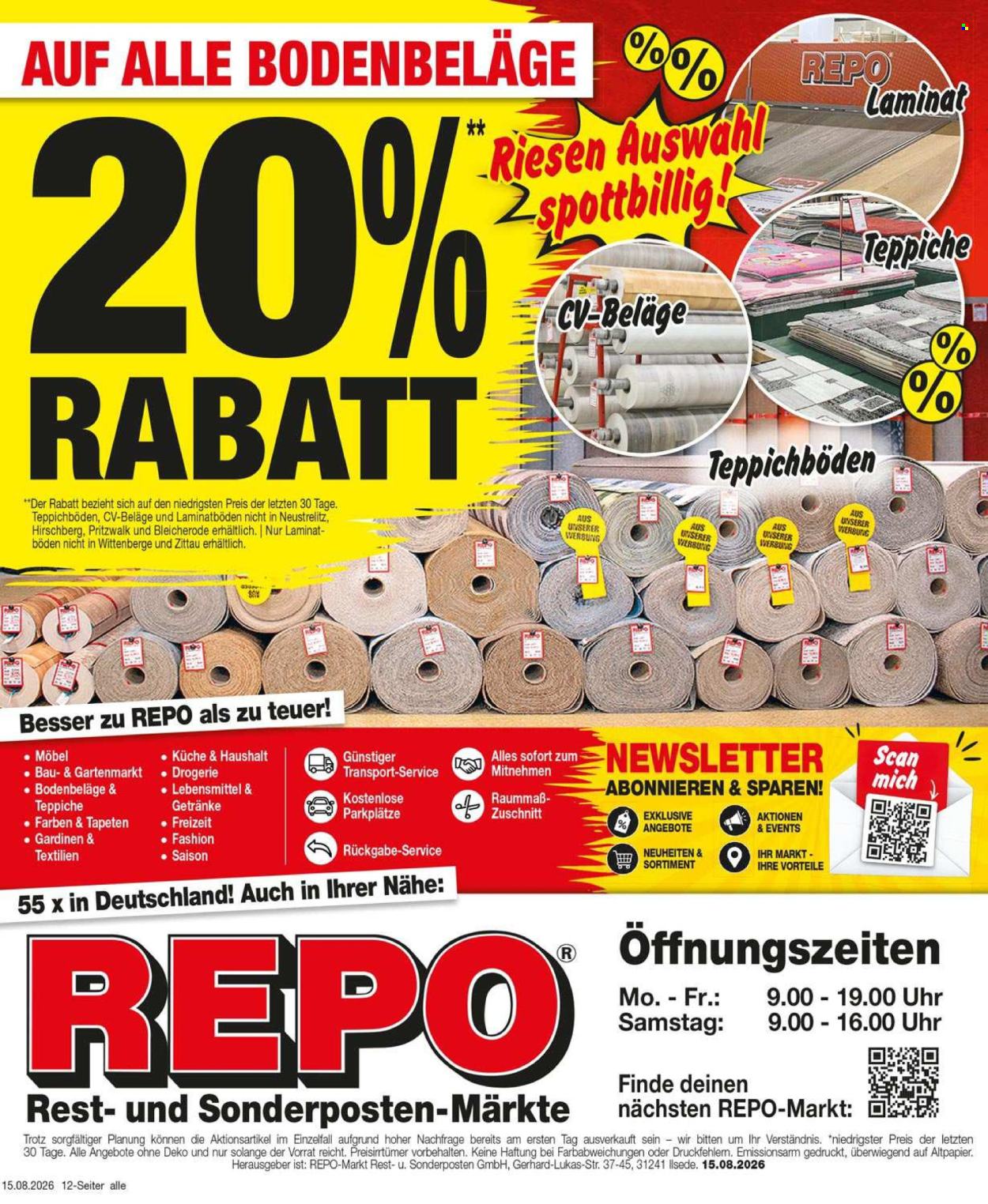 Repo Prospekte  - 17.08.2026 - 22.08.2026. Seite 12