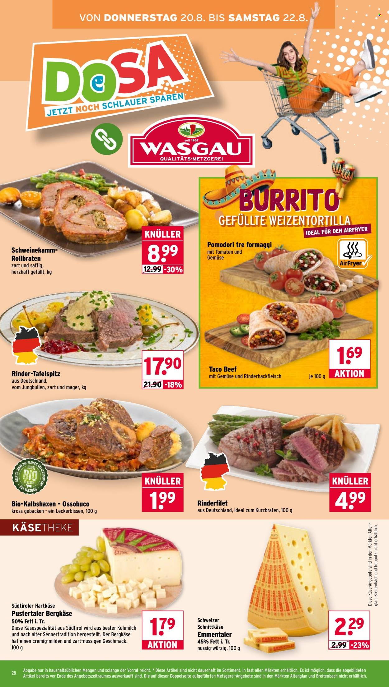 Wasgau Prospekte  - 17.08.2026 - 22.08.2026. Seite 28