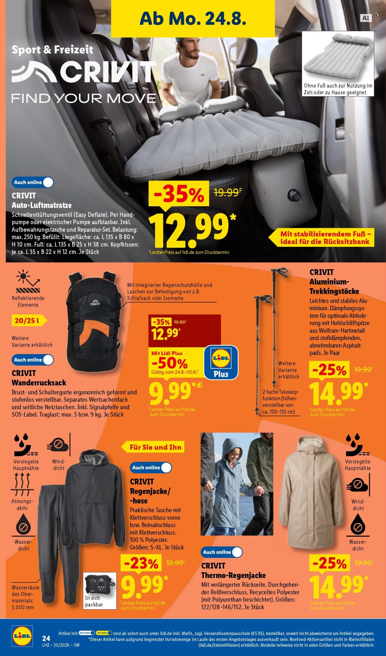 Lidl Prospekte  - 24.08.2026 - 29.08.2026. Seite 46