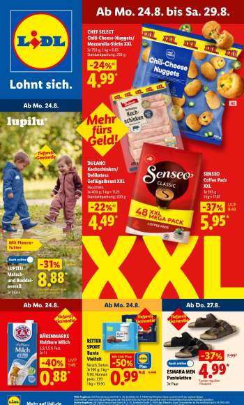 Prospekte Lidl - 24.08.2026 - 29.08.2026.