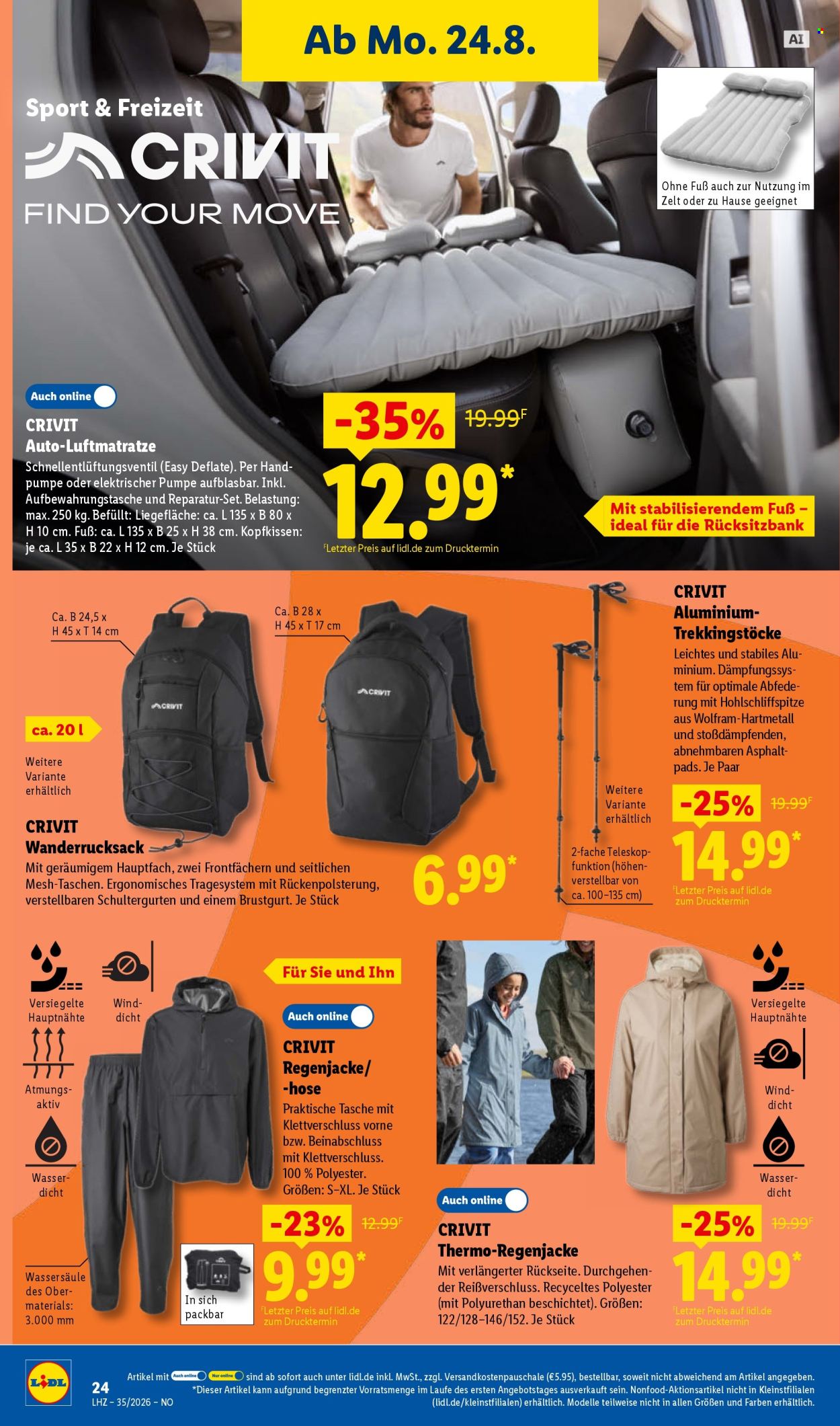 Lidl Prospekte  - 24.08.2026 - 29.08.2026. Seite 46