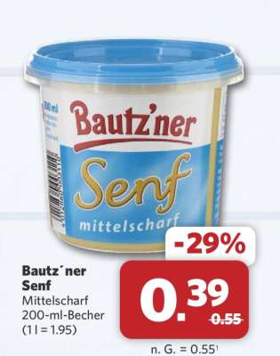 Bautz’ner Senf*