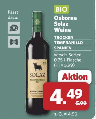 Osborne Solaz Weine