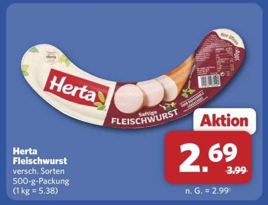 HERTA Fleischwurst