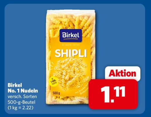 Birkel No. 1 Nudeln