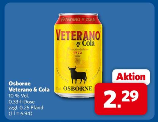 Osborne Veterano & Cola