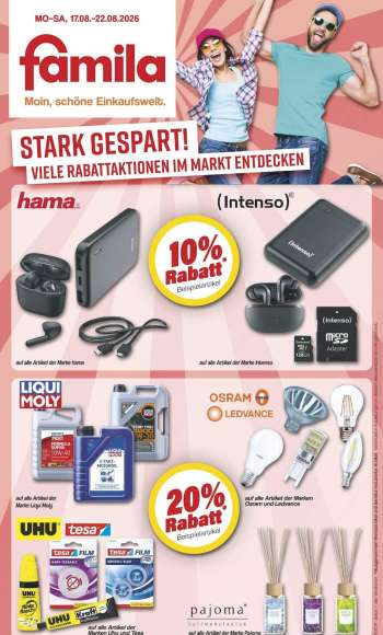Prospekte famila - 17.08.2026 - 22.08.2026.