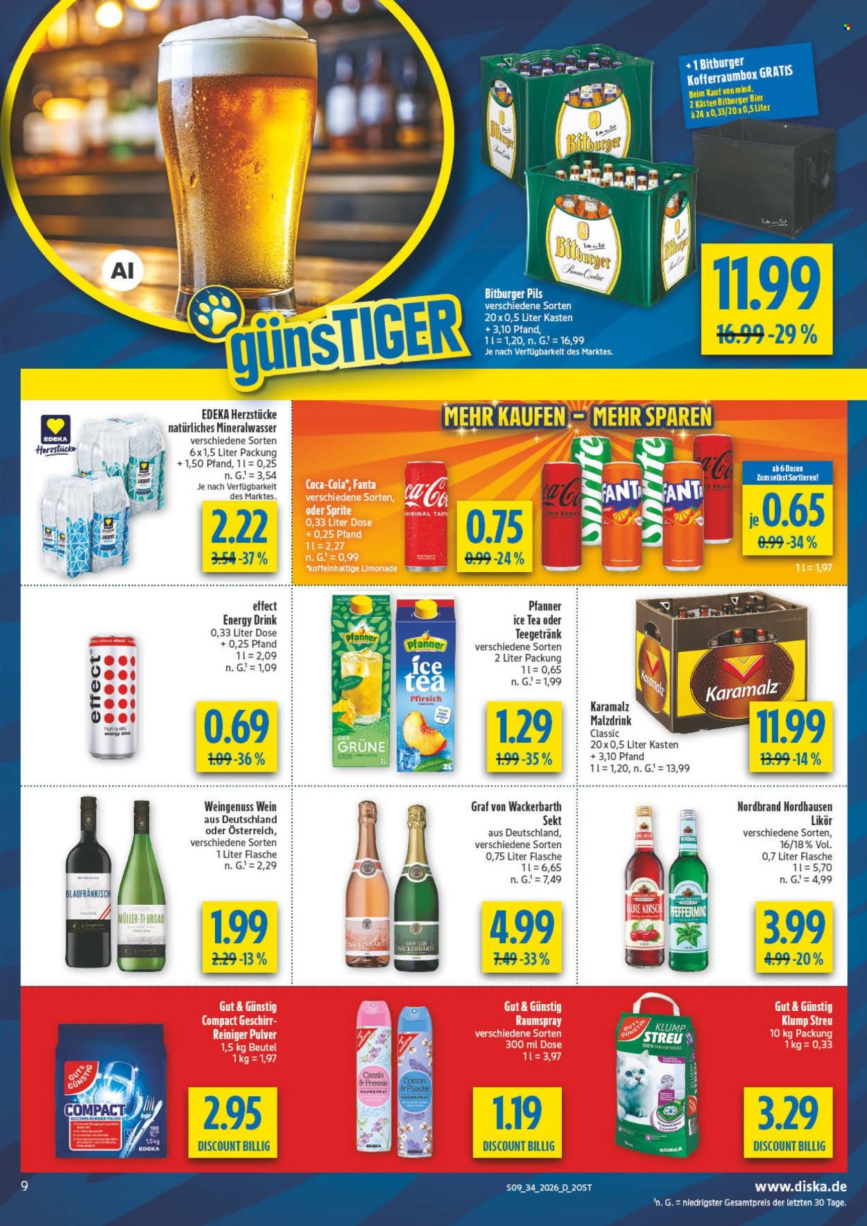Diska Prospekte  - 17.08.2026 - 22.08.2026. Seite 9