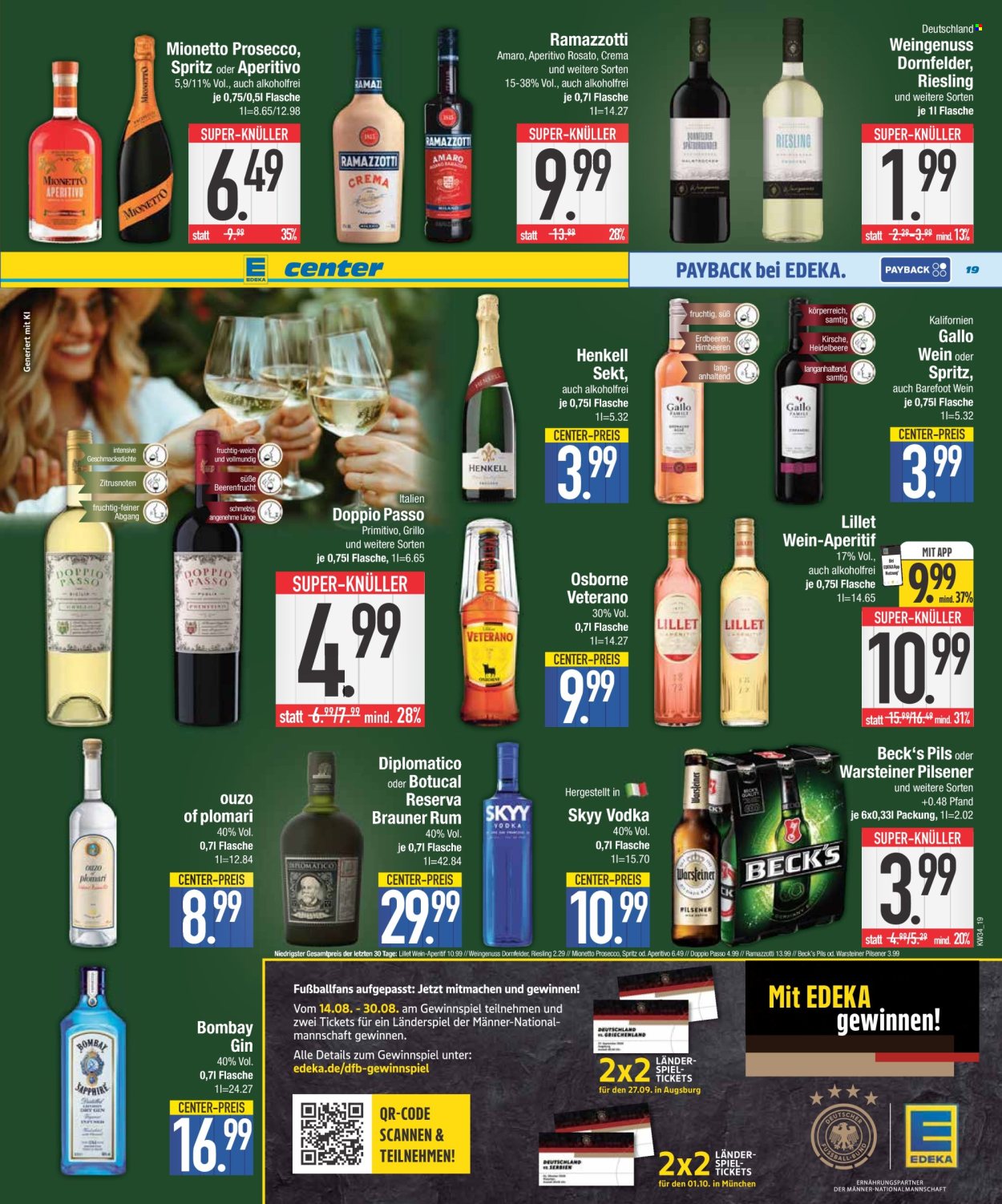 Edeka Prospekte  - 17.08.2026 - 22.08.2026. Seite 19