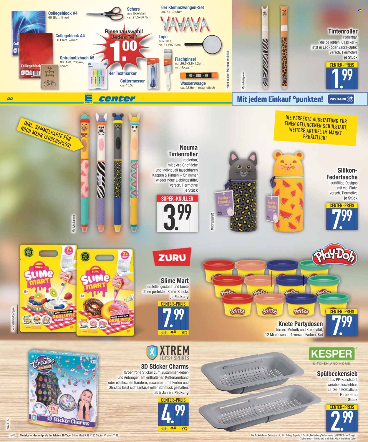 Edeka Prospekte  - 17.08.2026 - 22.08.2026. Seite 22