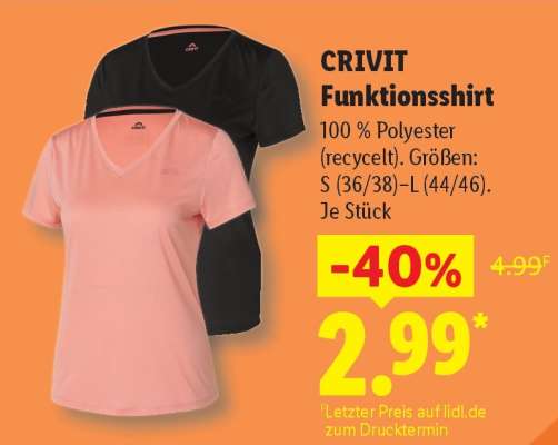 CRIVIT Funktionsshirt