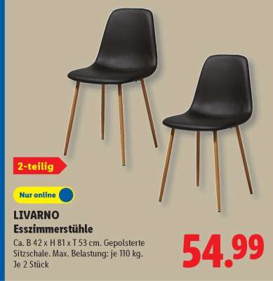 LIVARNO Esszimmerstühle