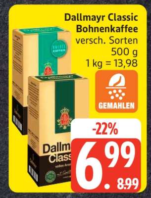 Dallmayr Classic Bohnenkaffee