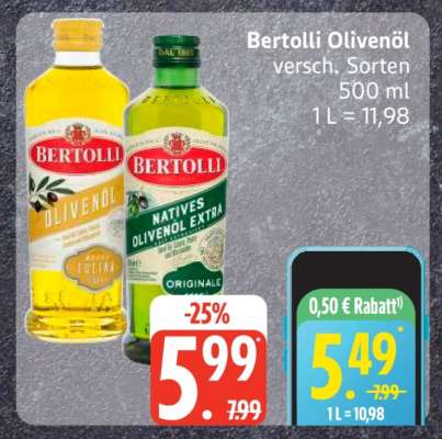 BERTOLLI Olivenöl