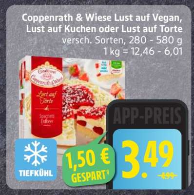 Coppenrath & Wiese Lust auf Vegan, Lust auf Kuchen oder Lust auf Torte