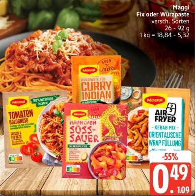 MAGGI Fix oder Würzpaste
