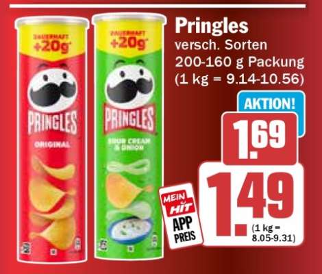 Pringles Versch. Sorten