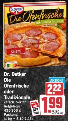 Dr. Oetker Die Ofenfrische oder Tradizionale