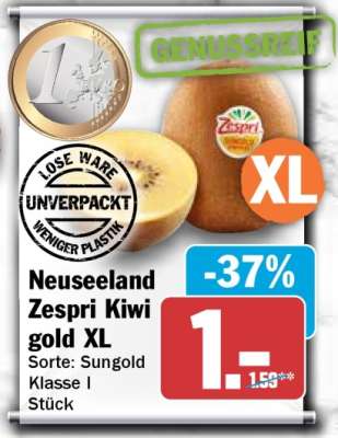Neuseeland Zespri Kiwi gold XL