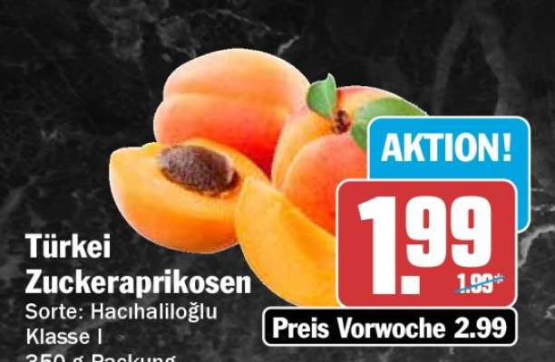 Türkei Zuckeraprikosen