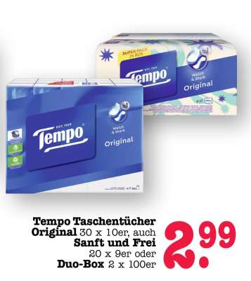 Tempo Taschentücher