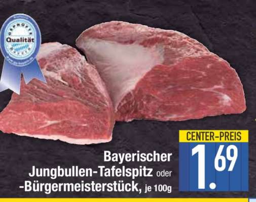 Bayerischer Jungbullen-Tafelspitz oder Bürgermeisterstück