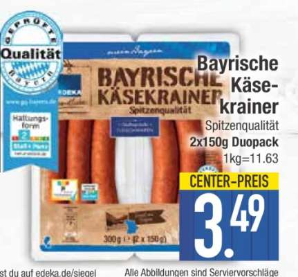 Bayrische Käsekrainer