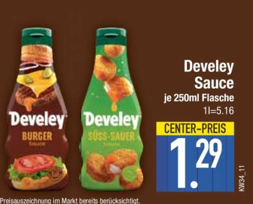 DEVELEY Sauce