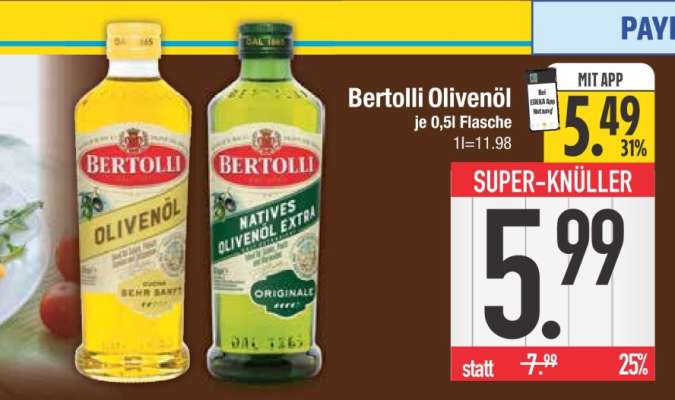 BERTOLLI Olivenöl