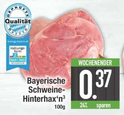 Bayerische Schweine-Hinterhax'n
