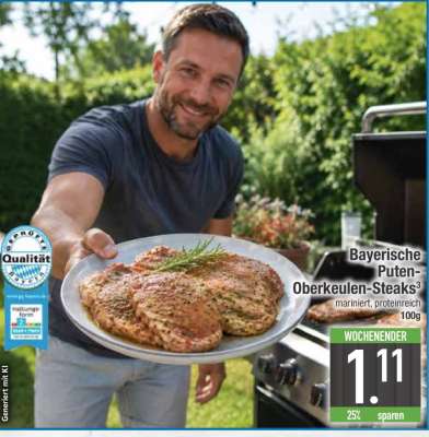 Bayerische Puten-Oberkeulen-Steaks