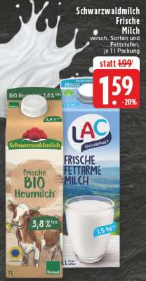 Schwarzwaldmilch Frische Milch