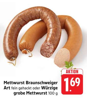 Mettwurst Braunschweiger Art