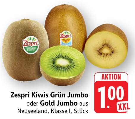 Zespri Kiwis Grün Jumbo oder Gold Jumbo